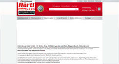 Desktop Screenshot of elektro-haertl.de