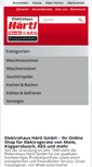 Mobile Screenshot of elektro-haertl.de